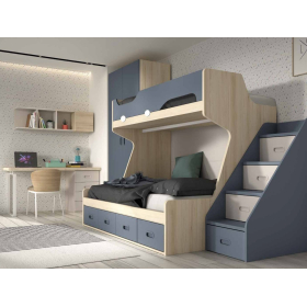 Dormitorio juvenil litera de Glicerio F-210