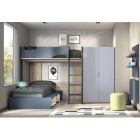 Dormitorio juvenil litera de Glicerio F-208