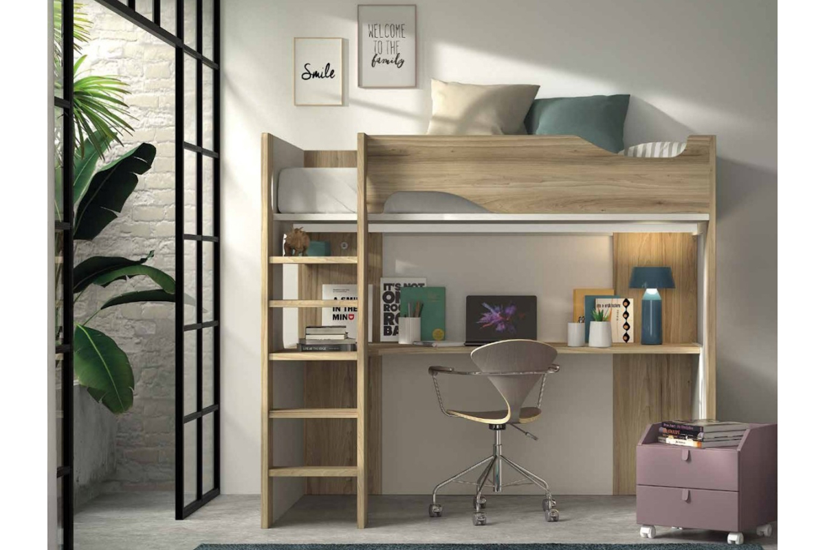 Dormitorio juvenil litera de Glicerio F-206