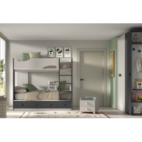 Dormitorio juvenil litera de Glicerio F-204