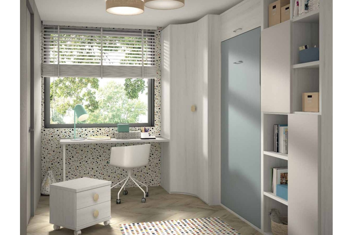 Dormitorio juvenil camas abatibles de Glicerio F-262