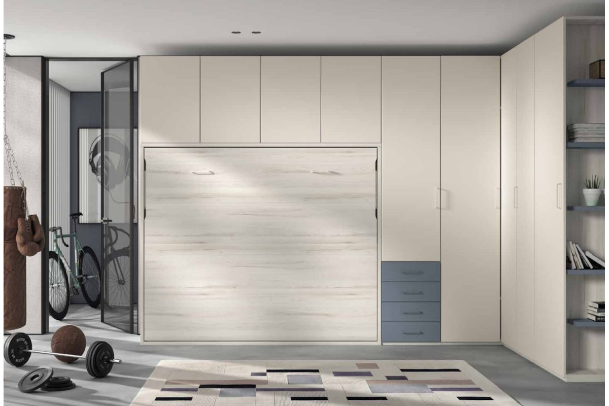 Dormitorio juvenil camas abatibles de Glicerio F-259