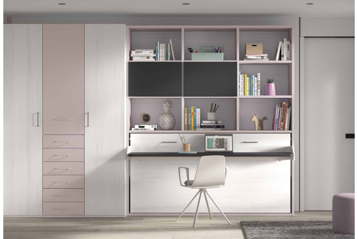 Dormitorio juvenil camas abatibles de Glicerio F-253