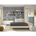 Dormitorio juvenil camas individuales F-309|Glicerio