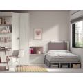 Dormitorio juvenil camas individuales F-308|Glicerio