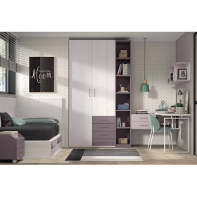 Dormitorio juvenil camas individuales de Glicerio F-307