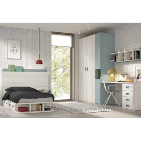 Dormitorio juvenil camas individuales de Glicerio F-305