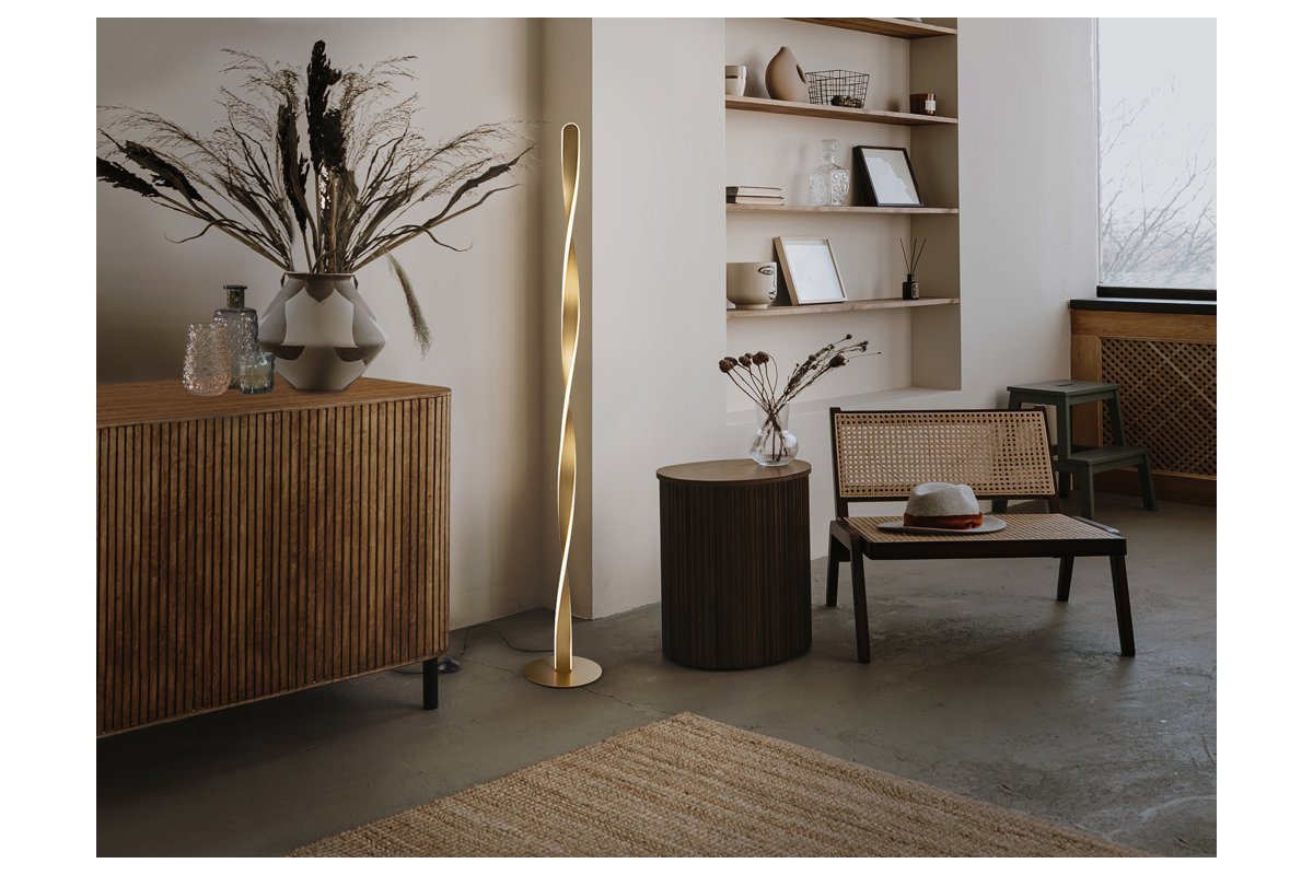 Lámpara pie de salón Twist ref.219213 de la firma Schuller en Valencia