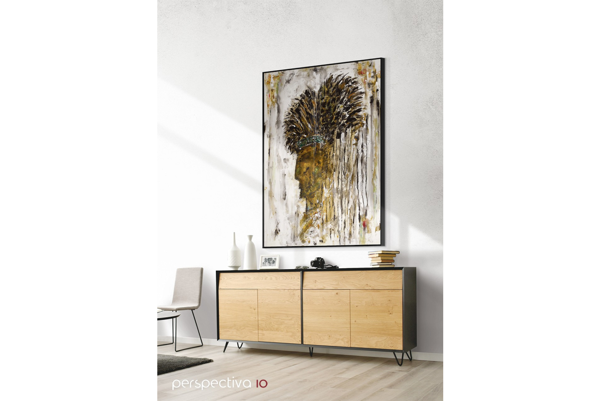 Cuadro Figurativo retrato Awan P3359 Perspectiva 10