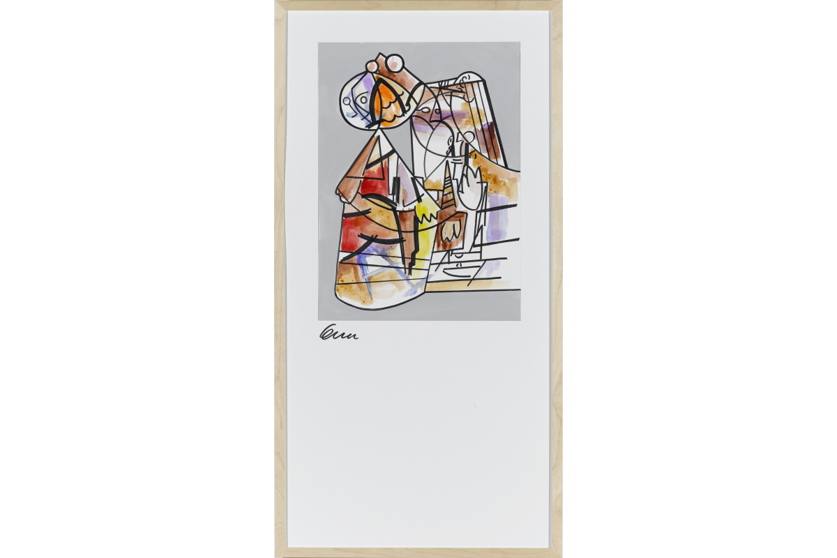 Cuadro abstracto lienzo VLD 03 P1231 Perspectiva 10