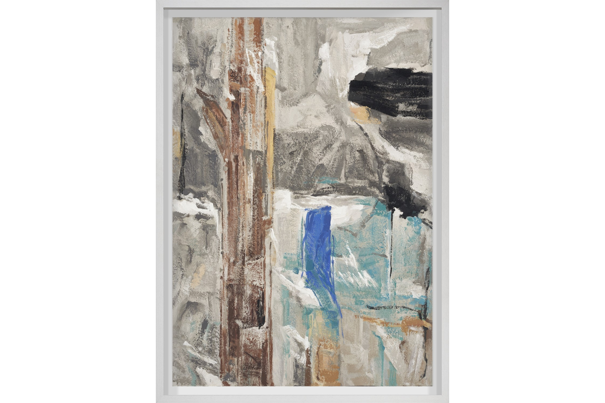 Cuadro abstracto lienzo Jeans 01 P3316 Perspectiva 10
