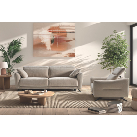 Sofá moderno modelo Alicia con asientos relax eléctricos con diseño minimalista de Pedro Ortiz