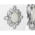 Espejo moderno Resina Plata| GDECO