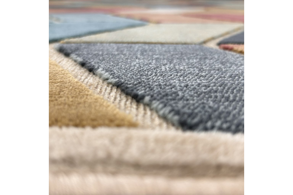 Alfombra anudada a mano modelo Hera Multi de la firma Cut Cut alfombras