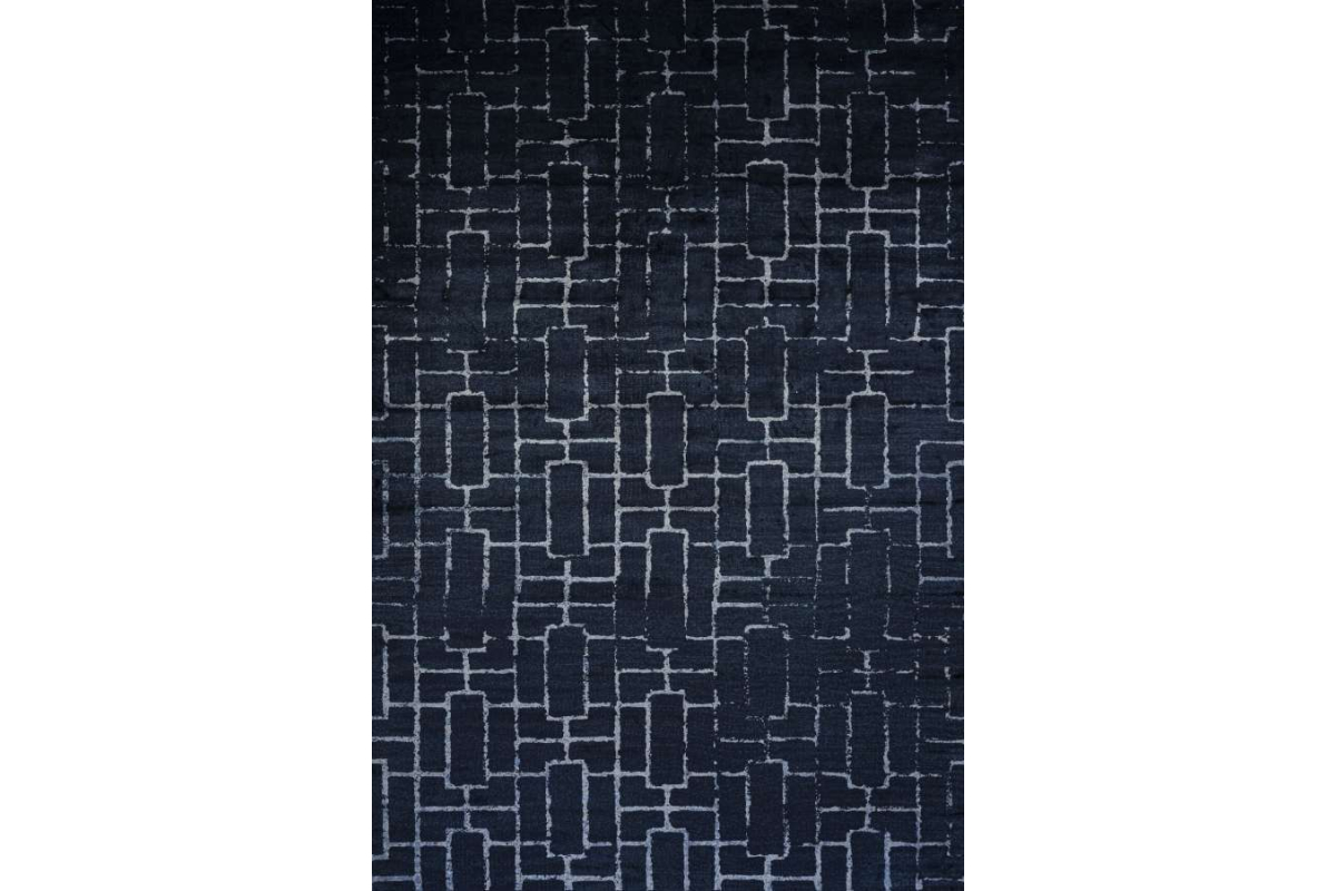 Alfombra anudada a mano modelo Zarco Blue de la firma Cut Cut alfombras