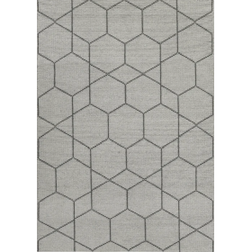 Alfombra hecha a mano modelo Geomy 2100 de la firma Kuatro Carpets