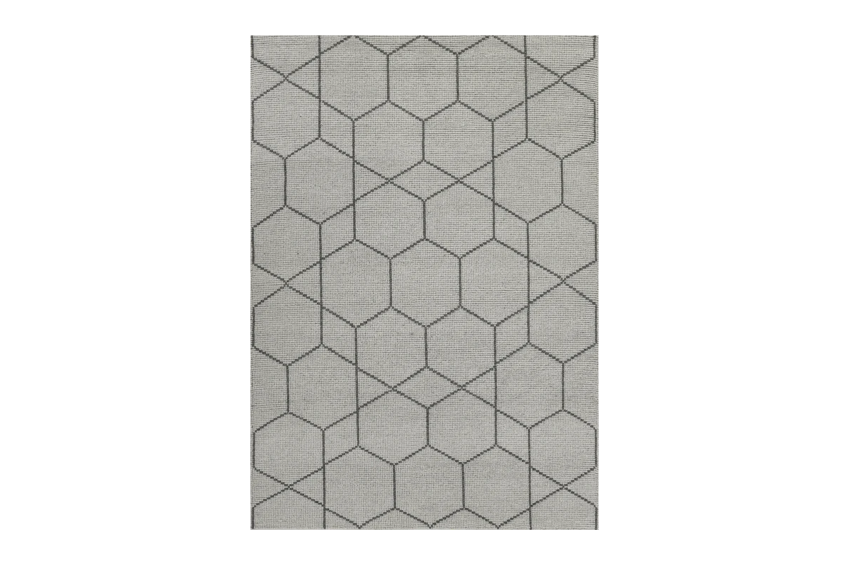 Alfombra hecha a mano modelo Geomy 2100 de la firma Kuatro Carpets