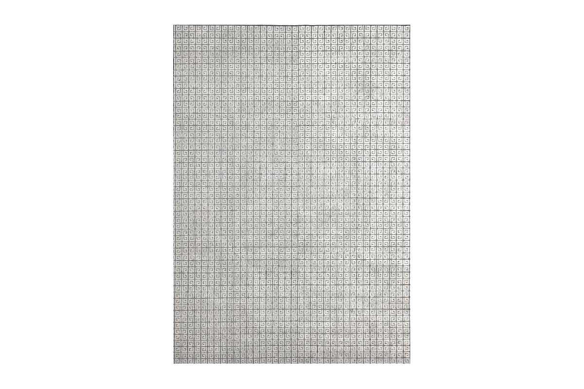 Alfombra hecha a mano modelo City Black Silver de la firma Kuatro Carpets
