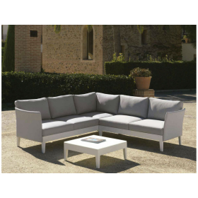Sofá de rincón de jardín modelo Capri 185-2 de la firma Arkimueble