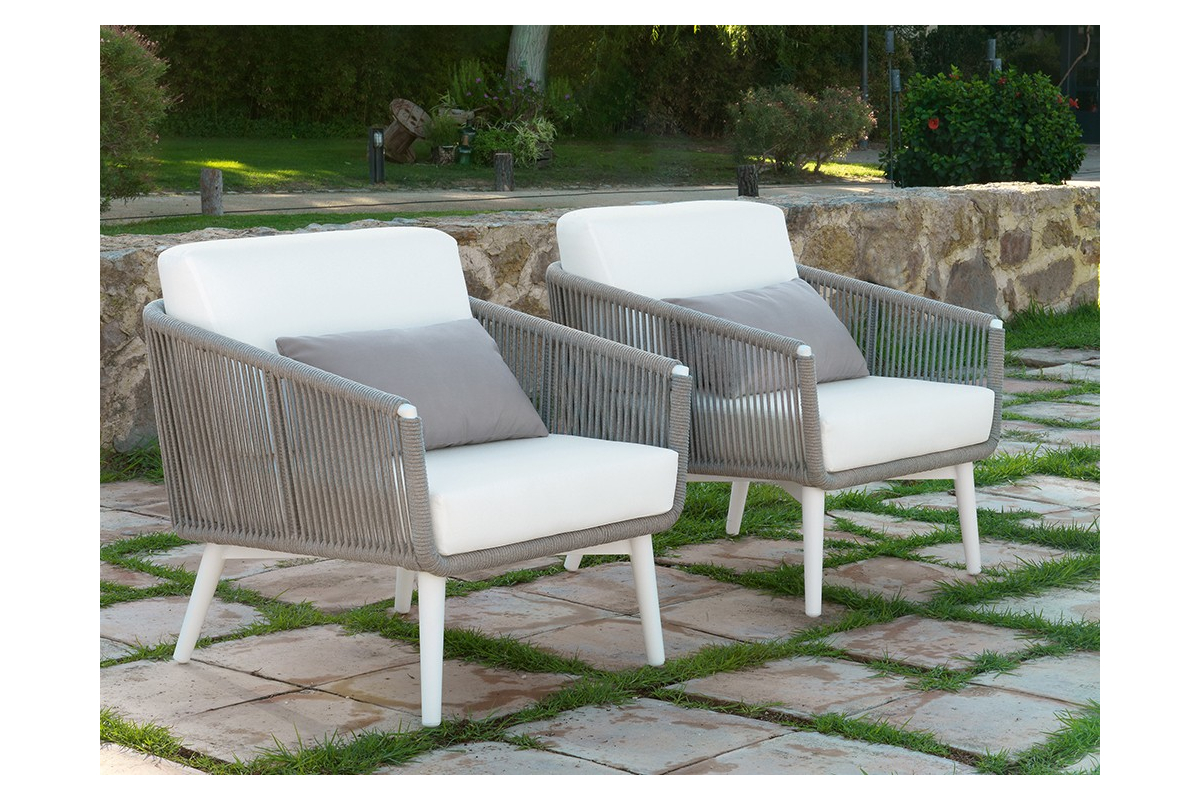 Sillón de jardín para exterior modelo Siena de la firma Arkimueble