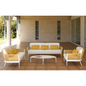 Sofá modelo Arena 233 para jardín y terraza de Arkimueble cuerda 01