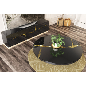 Mesa redonda de centro modelo LX05 de Franco Furniture