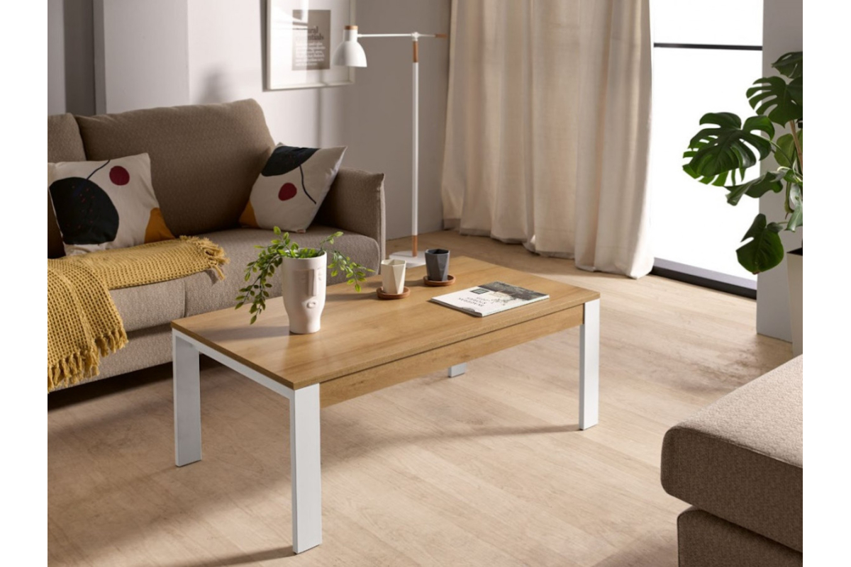 Mesa de centro elevable modelo Tema de Pemi
