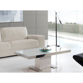 Mesa de centro elevable tapa cristal modelo intempo de Indesan