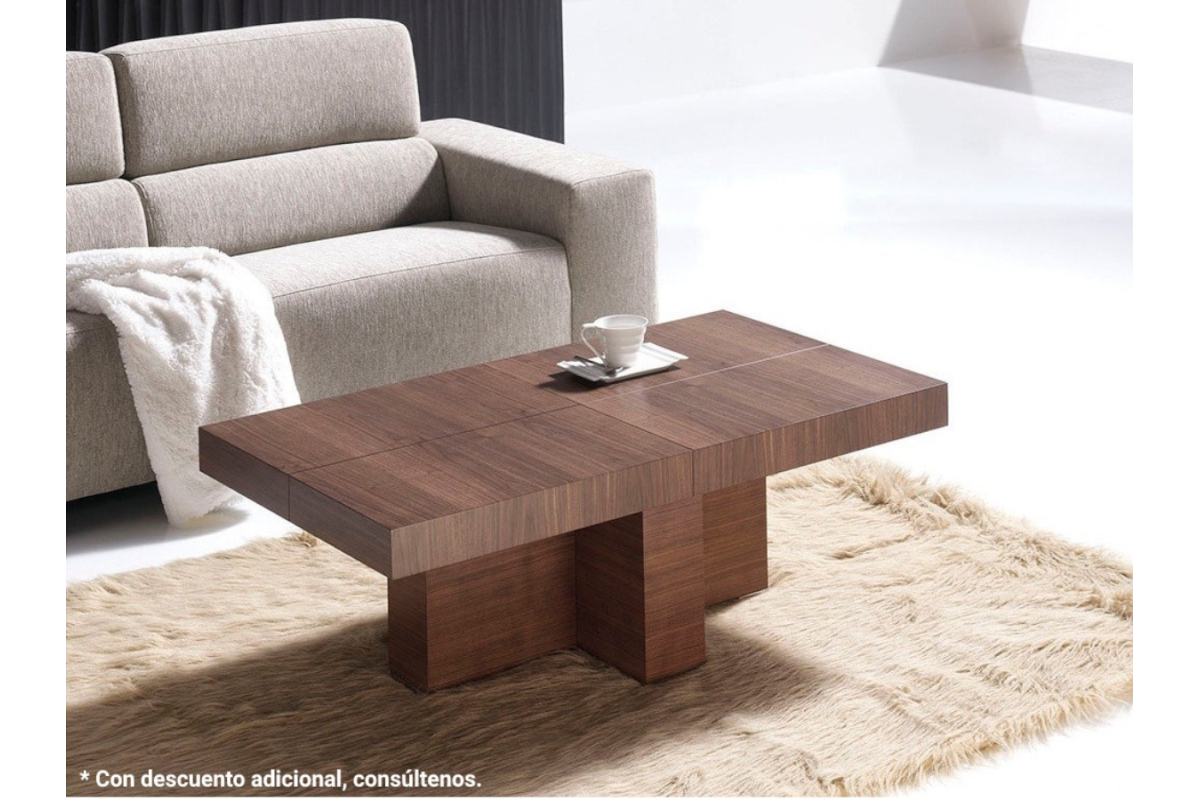 Mesa de centro elevable modelo totem de Indesan