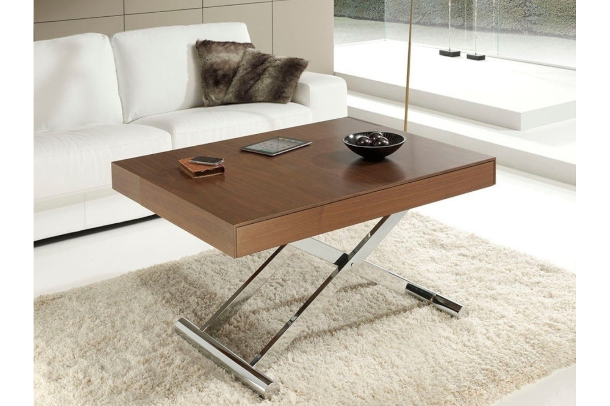 Detalle mesa de centro elevable comedor modelo Activa 920 de Indesan