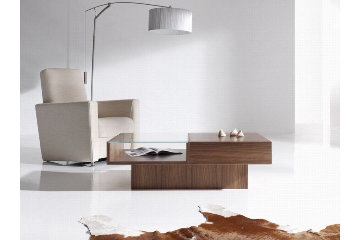Mesa de centro con cajones modelo Box de Indesan