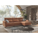Sofá con chasielongue moderno modelo Vega con asientos de relax eléctricos con diseño minimalista de Pedro Ortiz