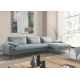 Sofá con chasielongue moderno modelo Dallas con diseño minimalista asientos fijos de Pedro Ortiz