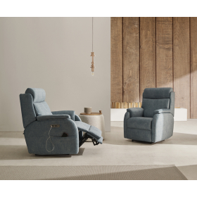 Sillón moderno de relax con apertura eléctrica modelo City de Reyes Ordoñez