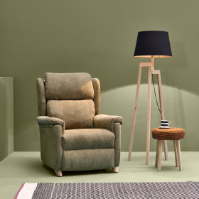 Sillón clásico Orejero de relax con diferentes tipos aperturas manual, eléctrica modelo Diverso de Reyes Ordoñez