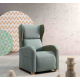 Sillón Orejero moderno de relax apertura manual o eléctrica modelo Happy de Reyes Ordoñez