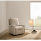 Sillón moderno de relax apertura eléctrica, giratorio y balancín modelo Nanna de Reyes Ordoñez