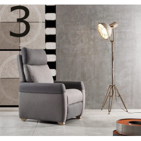 Sillón moderno de relax apertura manual o eléctrica modelo Oliver de Reyes Ordoñez