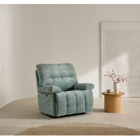 Sillón clásico de relax apertura motorizada o giratorio y balancin modelo Hulk de Reyes Ordoñez