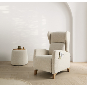 Sillón Orejero moderno de relax apertura manual o eléctrica modelo Aire de Reyes Ordoñez