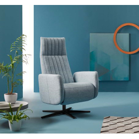 Sillón moderno de relax apertura manual o eléctrica modelo Tempo con diseño minimalista de Reyes Ordoñez
