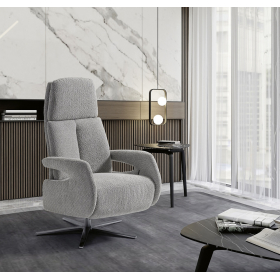 Sillón giratorio moderno de relax apertura manual o eléctrica modelo Black con diseño minimalista de Mopal Tapizados