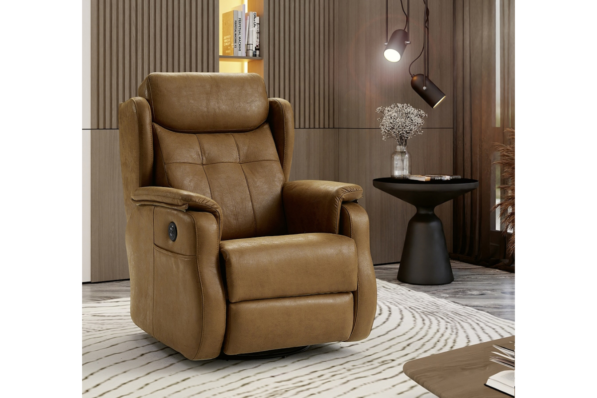 Sillón Orejero clásico de relax apertura manual o eléctrica modelo Alicia de Mopal Tapizados