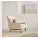 Sillón butaca con diseño moderno modelo Lotus de Reyes Ordoñez