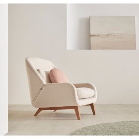 Sillón butaca con diseño moderno modelo Lotus de Reyes Ordoñez