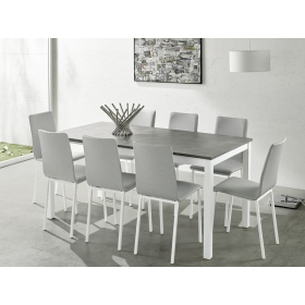 Mesa de cocina moderna extensible modelo Zulema de Velasco