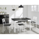 Mesa de cocina extensible moderna modelo Delta de Velasco