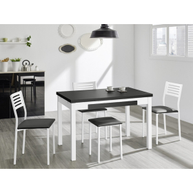 Mesa de cocina extensible moderna modelo Delta de Velasco