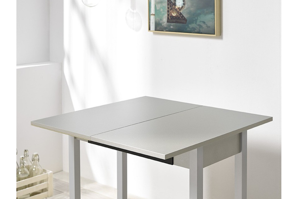 Mesa cocina de libro moderna cristal modelo Alba Libro de Cristal de Velasco