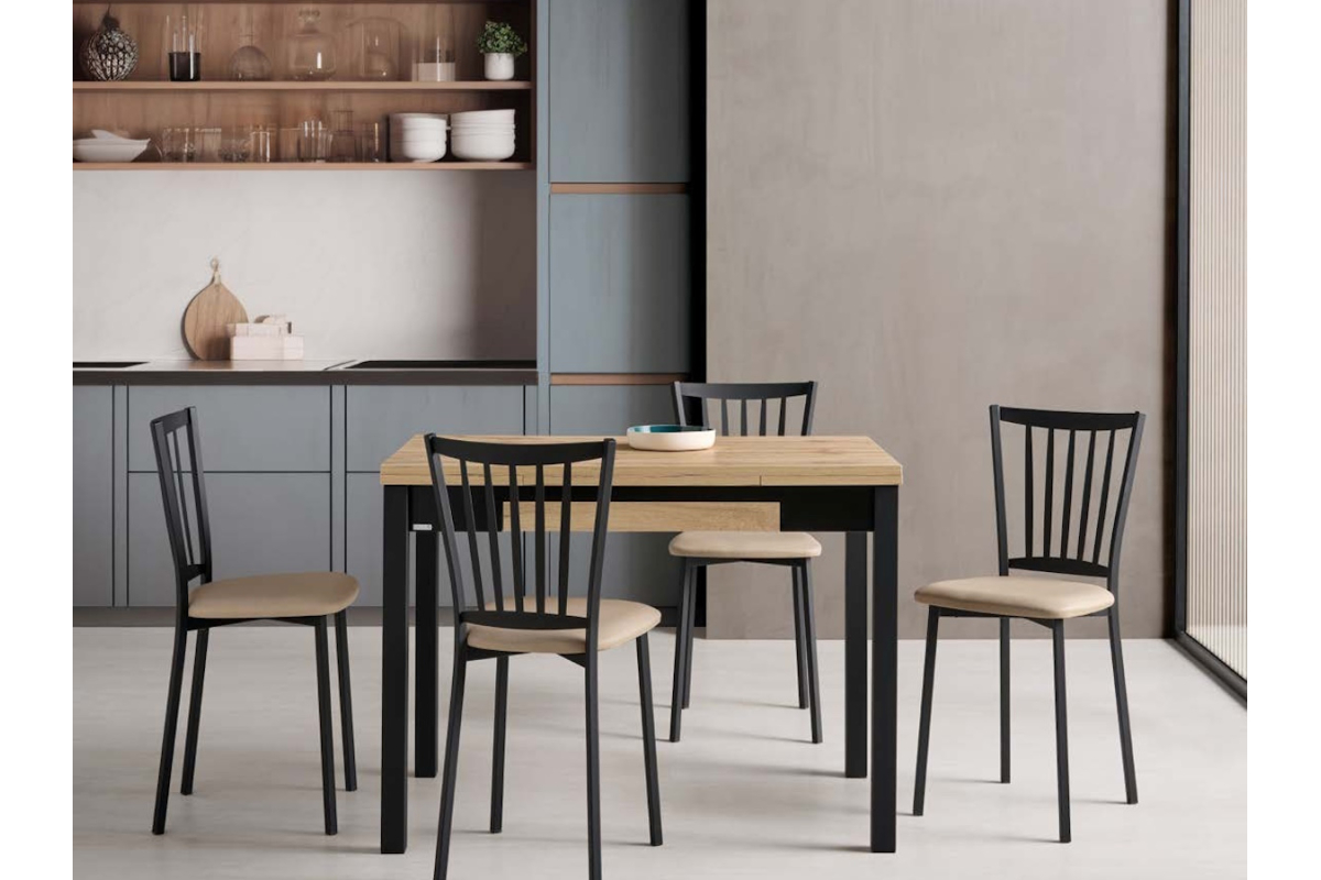 Mesa cocina extensible laminado modelo Nube de Velasco